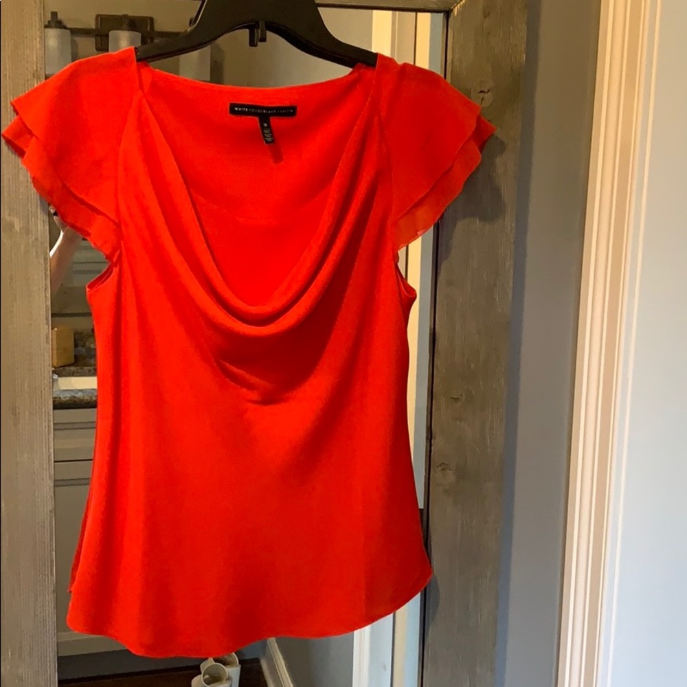 Red blouse